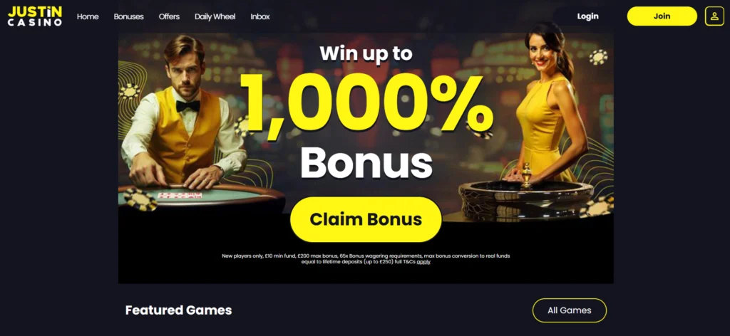 Justin Casino Site